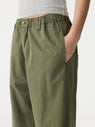 Bassike | Crushed Cotton Summer Pant - Khaki