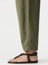 Bassike | Crushed Cotton Summer Pant - Khaki