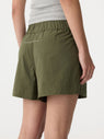 Bassike | Crushed Cotton Tennis Short - Khaki