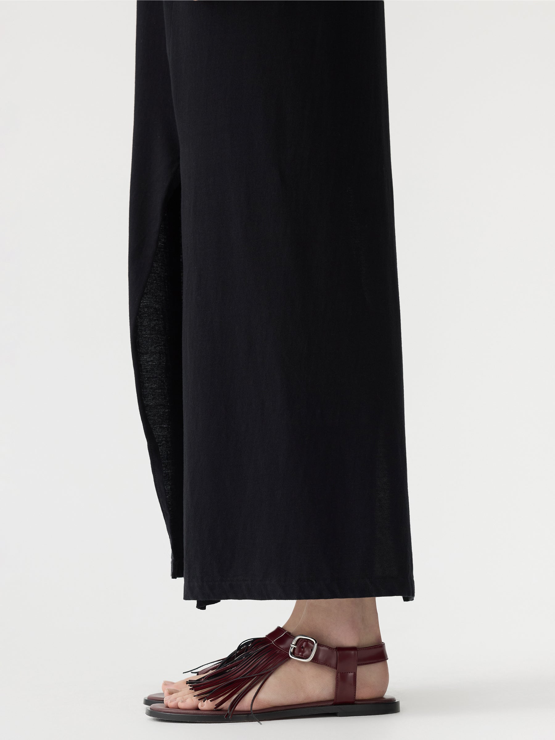 Bassike | Longerline T.Shirt Dress - Black