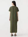 Bassike | Longerline T.Shirt Dress - Khaki