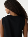 Bassike | High Twist Cotton Knit Tank - Black