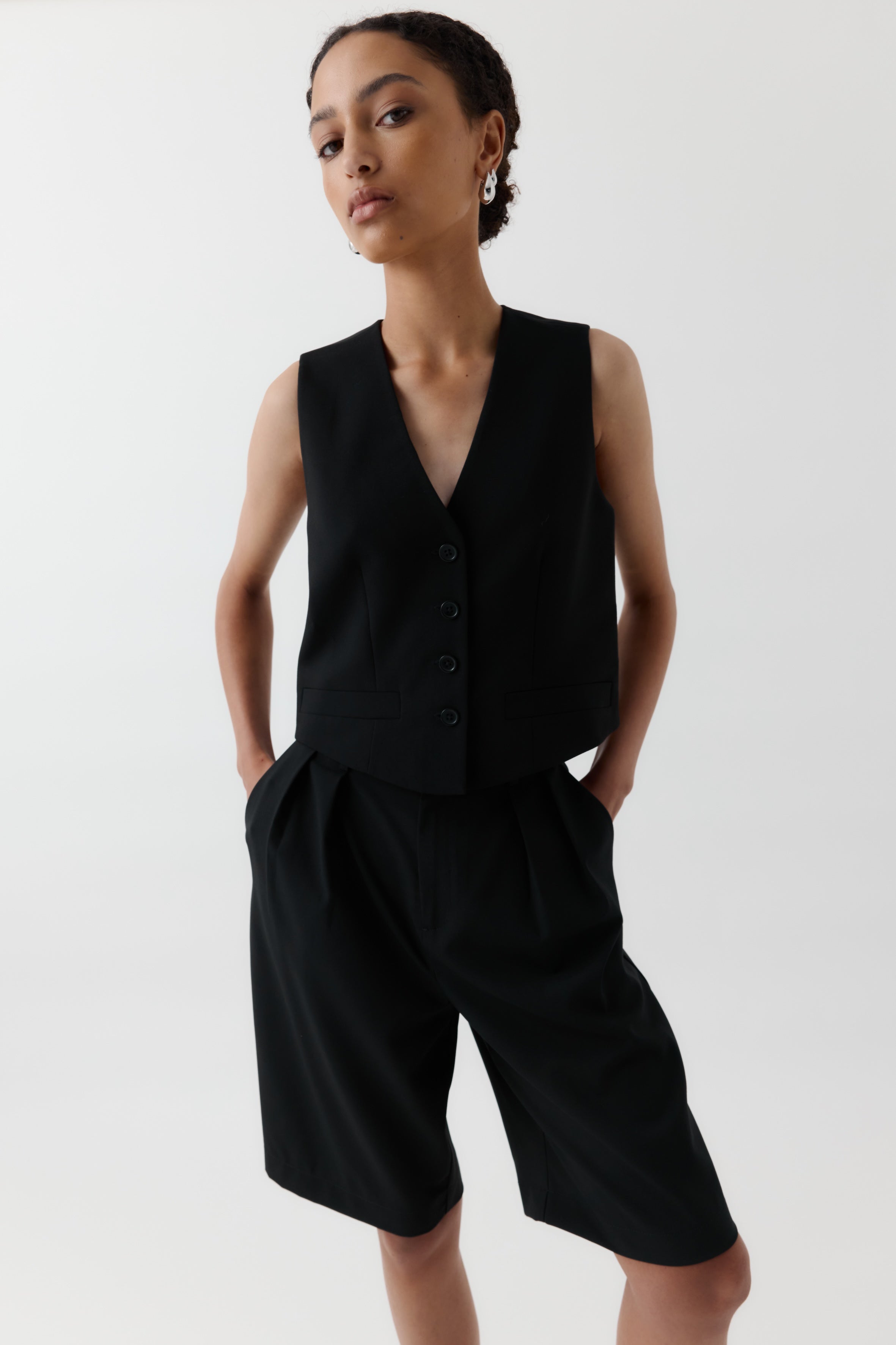 Rebe | Waistcoat - Black