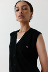 Rebe | Merino Vest - Black