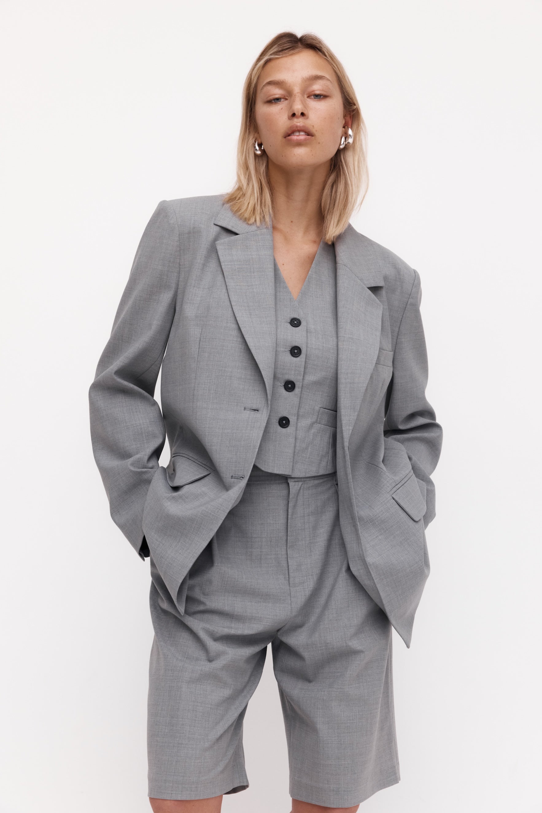 Rebe | Blazer - Grey