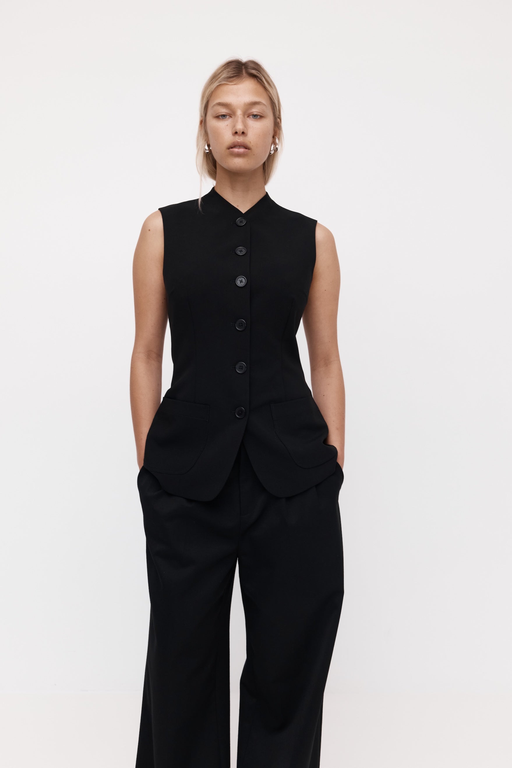 Rebe | Sloane Vest - Black