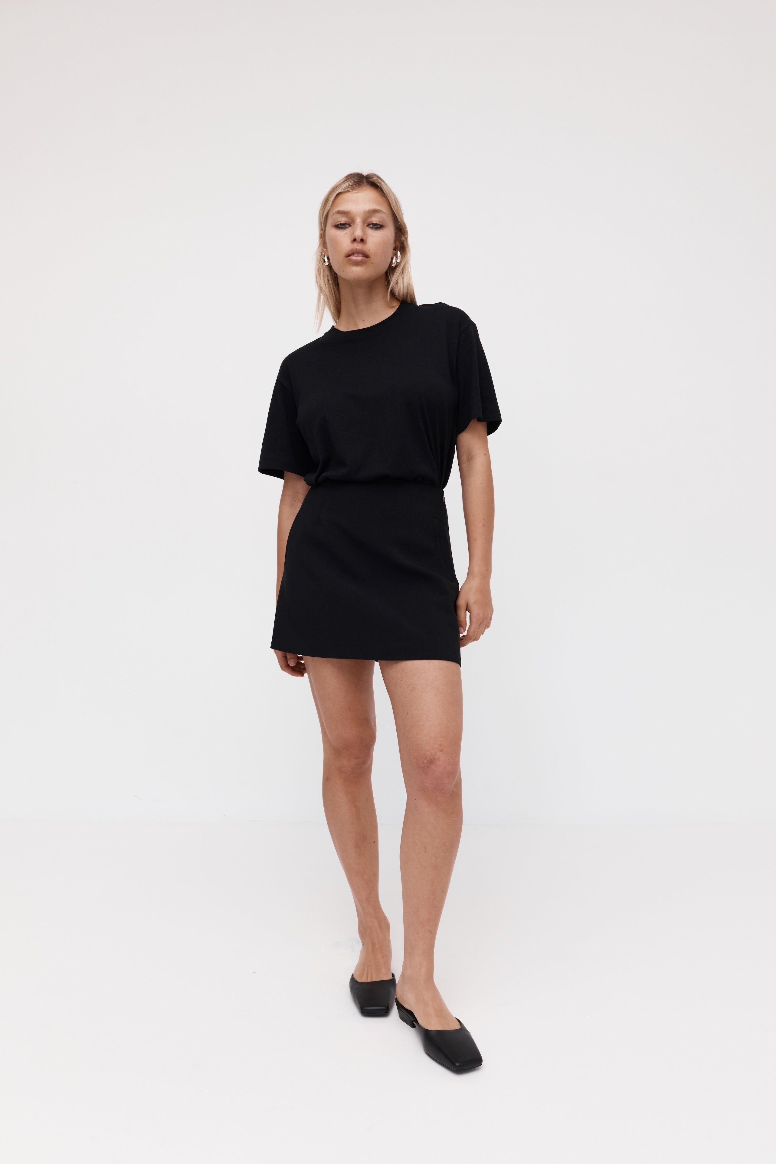 Rebe | Mini Skirt - Black