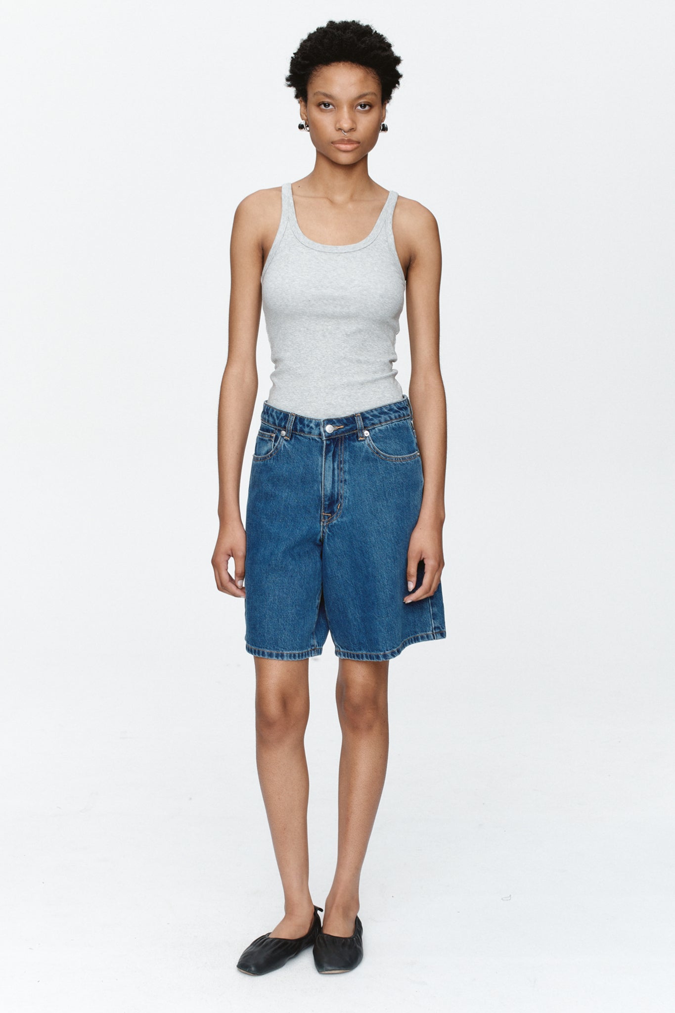 Marle | Relaxed Jean Short - Heritage Blue