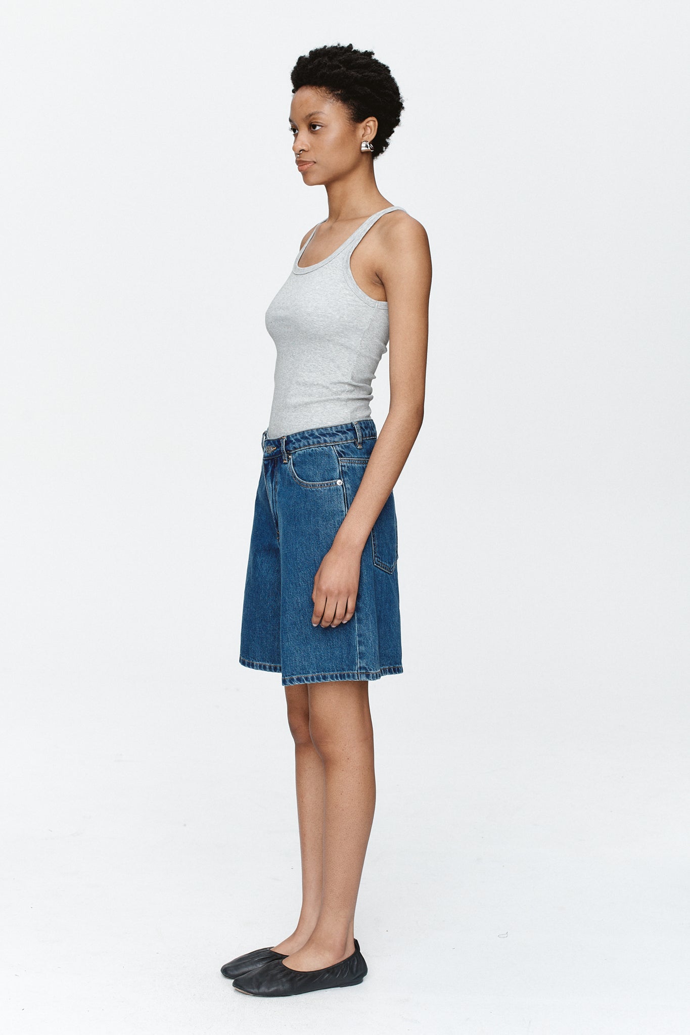 Marle | Relaxed Jean Short - Heritage Blue