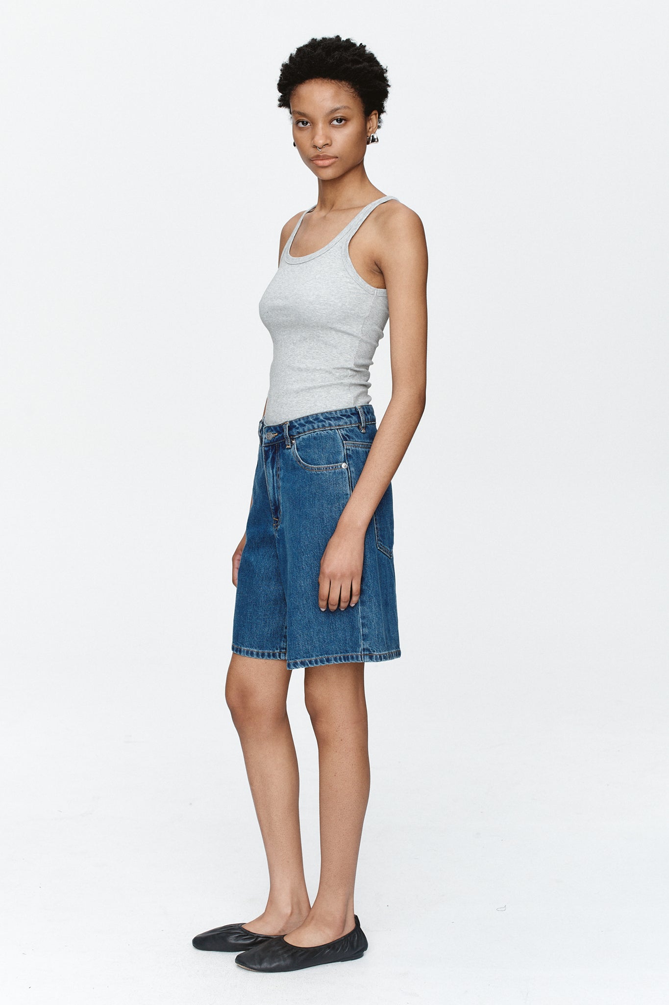 Marle | Relaxed Jean Short - Heritage Blue