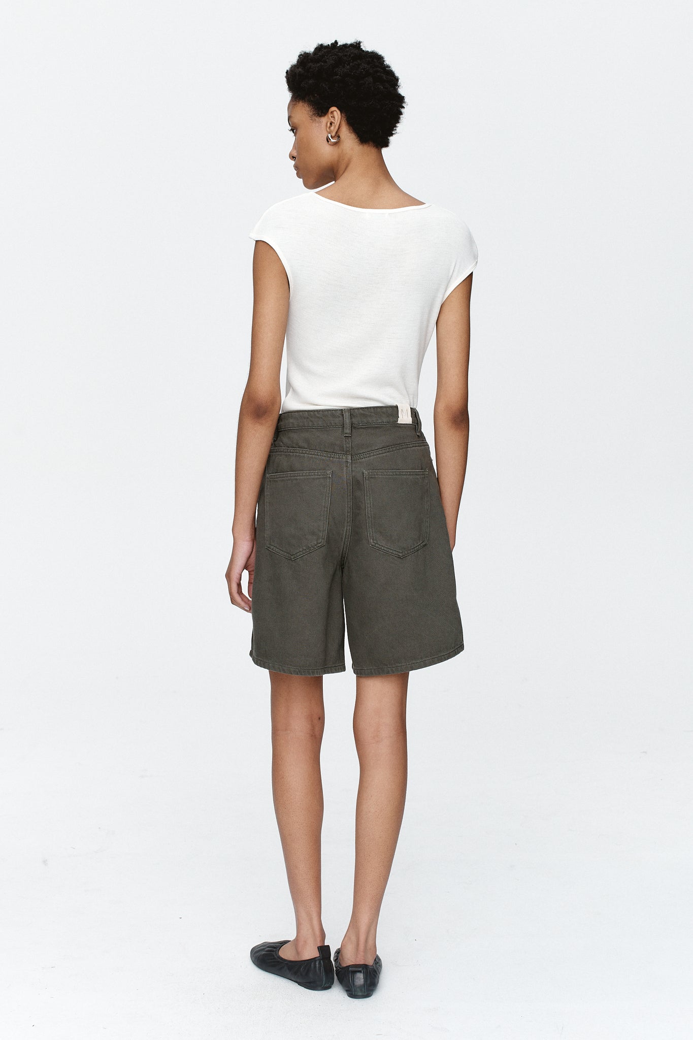 Marle | Relaxed Jean Short - Rosemary