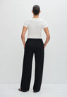 Matteau | Relaxed Pin Stitch Trouser - Black