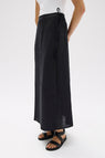 Assembly Label | Roma Linen Wrap Skirt - Black