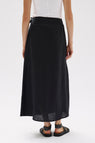 Assembly Label | Roma Linen Wrap Skirt - Black