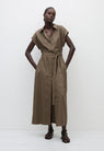 Matteau | Sleeveless Shirt Dress - Birch