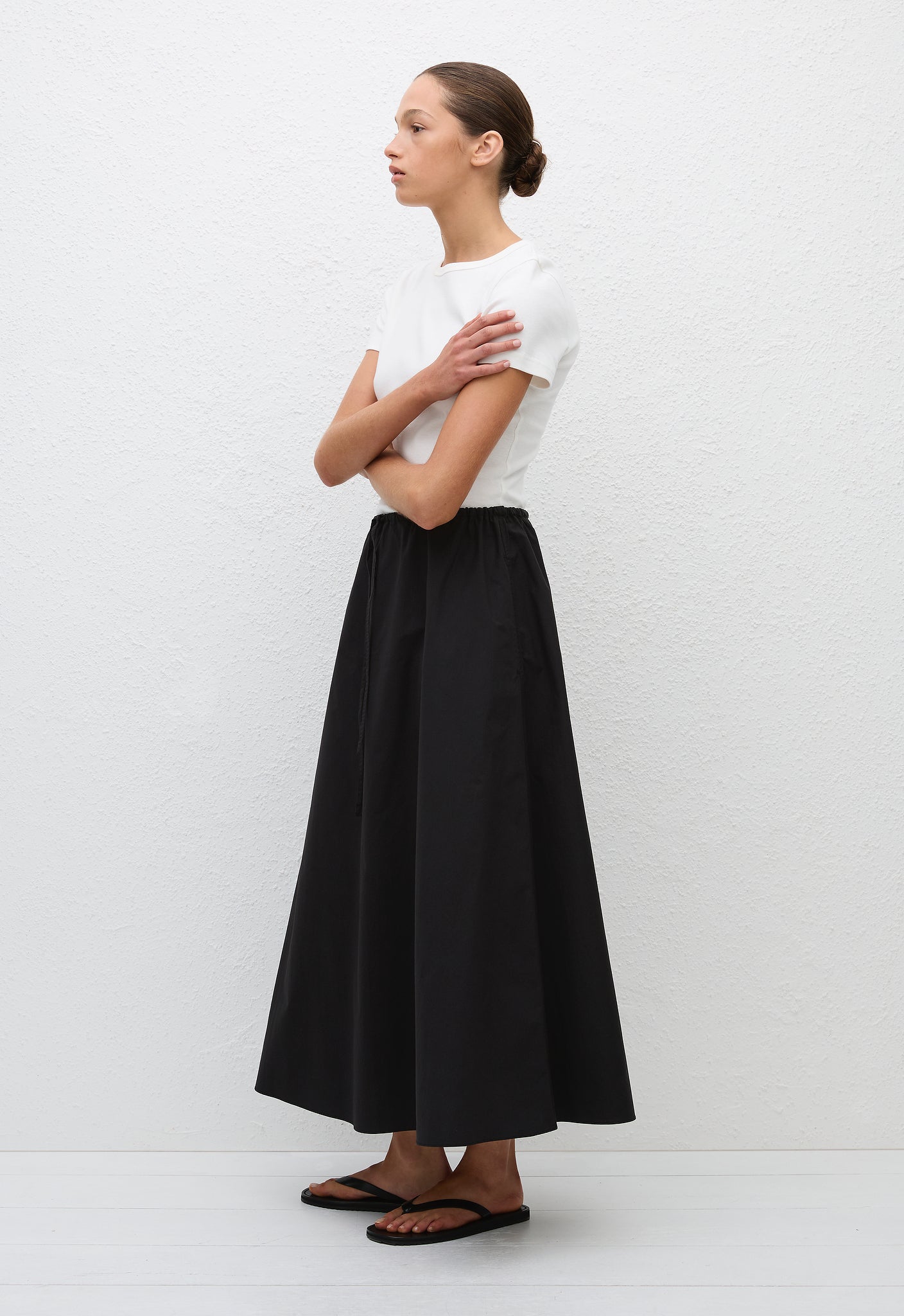 Matteau | Drawcord Skirt - Black