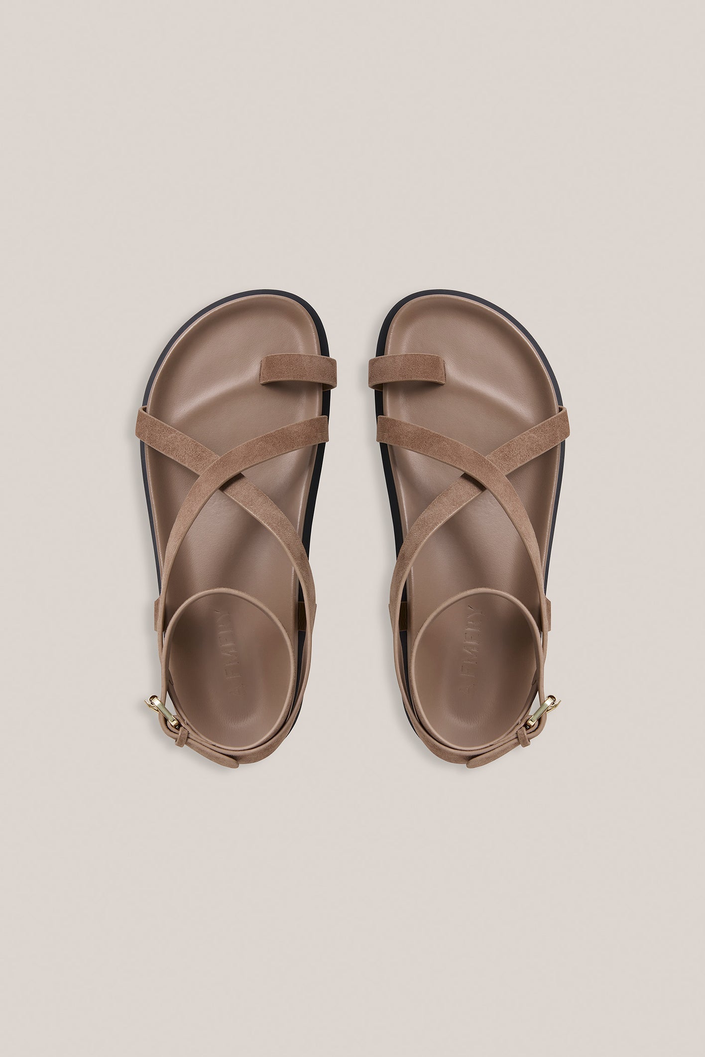 A.Emery | The Jalen Slim Sandal - Caribou Suede