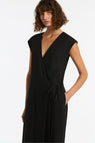 SIR The Label | Clemence Wrap Dress - Black