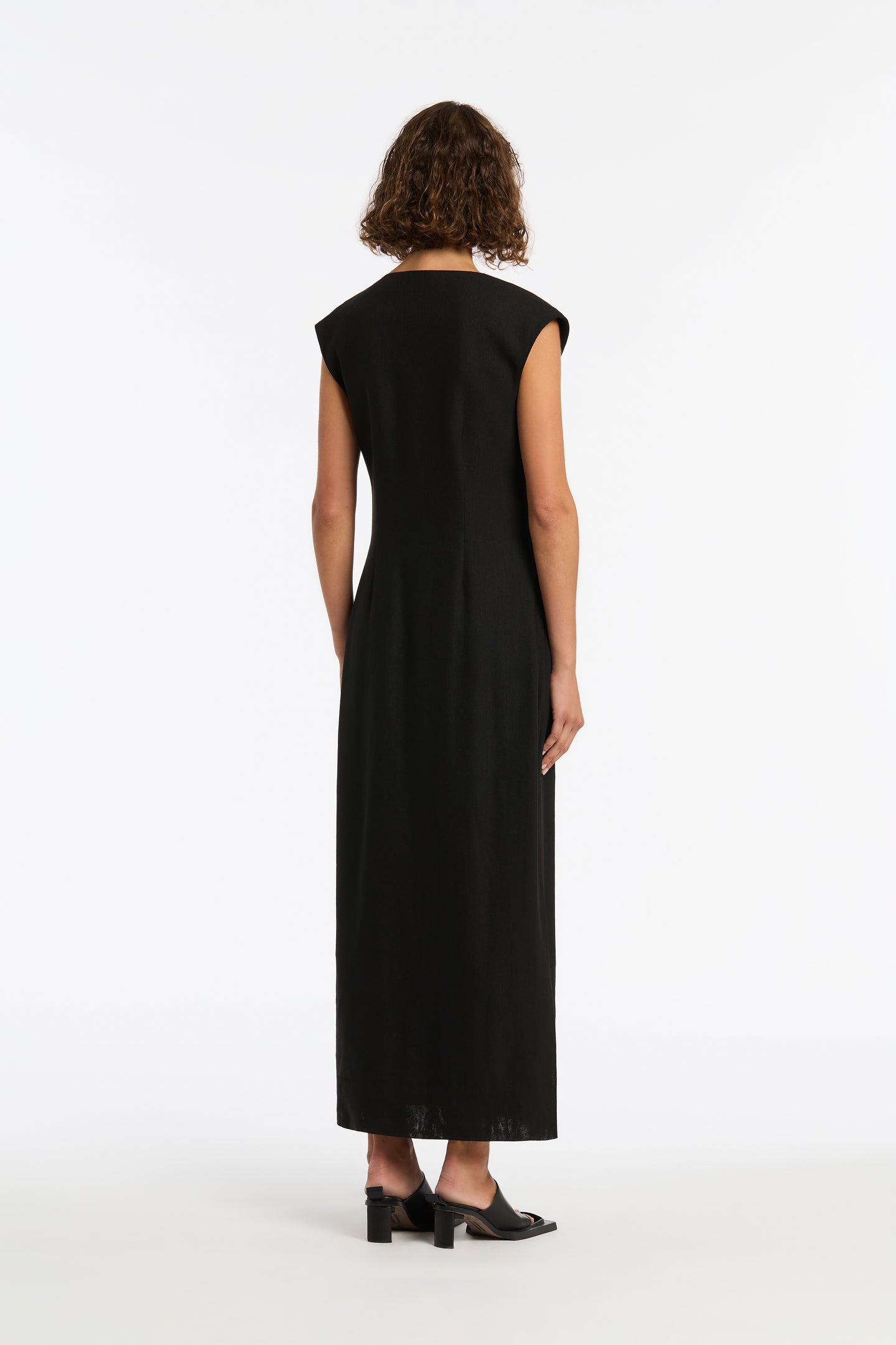 SIR The Label | Clemence Wrap Dress - Black