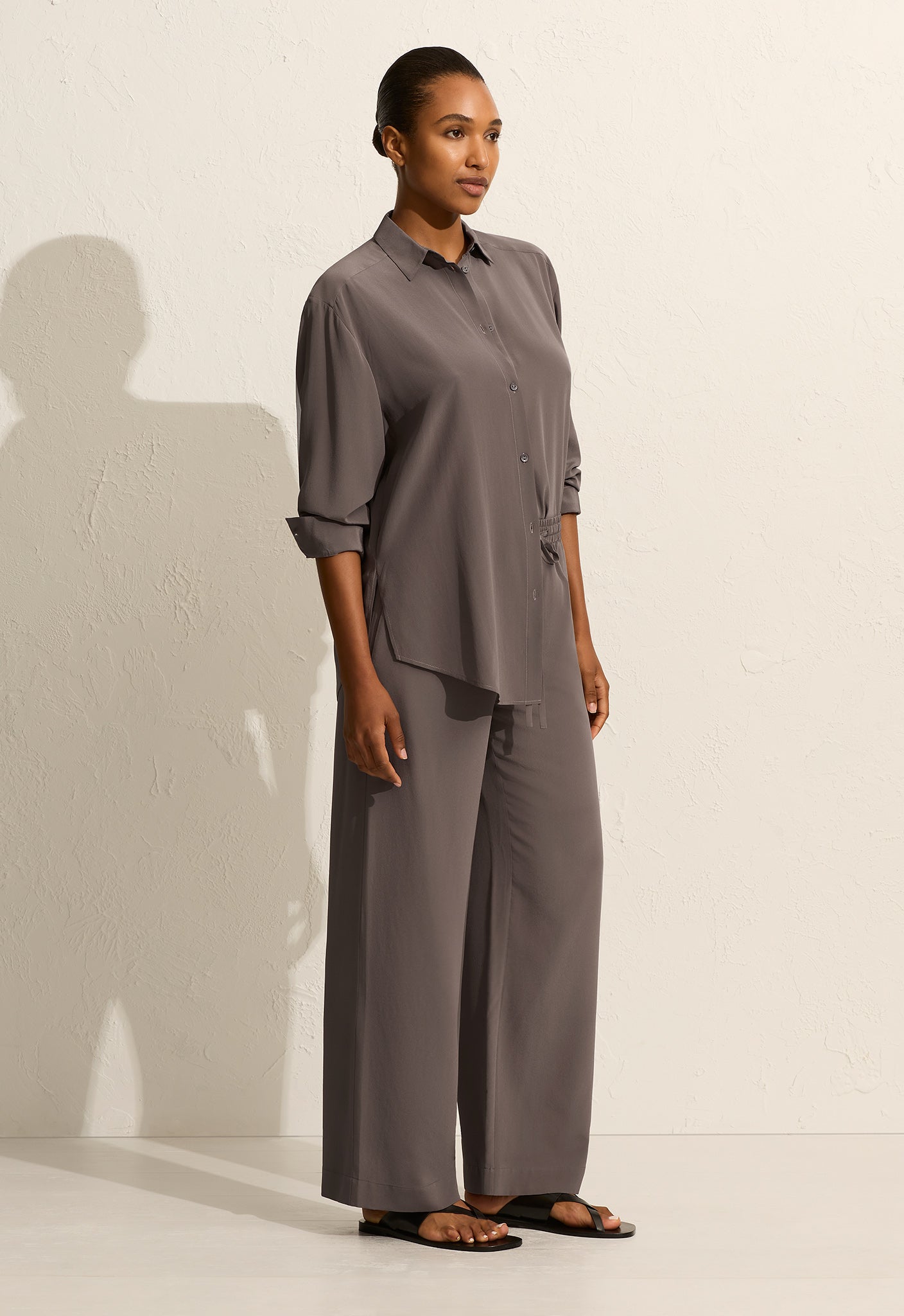 Matteau | Drawstring Trouser - Slate