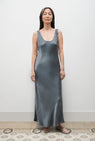 Silk Laundry | Scoop Neck Dress - Slate