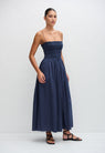 Matteau | Shirred Bodice Dress - Dusk