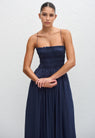 Matteau | Shirred Bodice Dress - Dusk