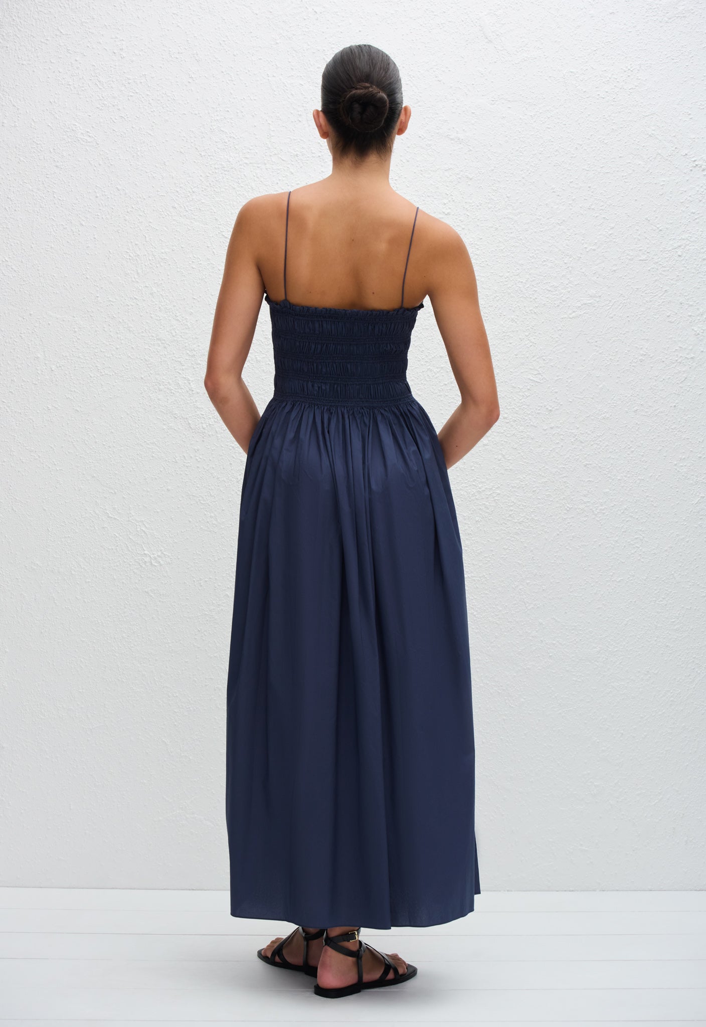 Matteau | Shirred Bodice Dress - Dusk