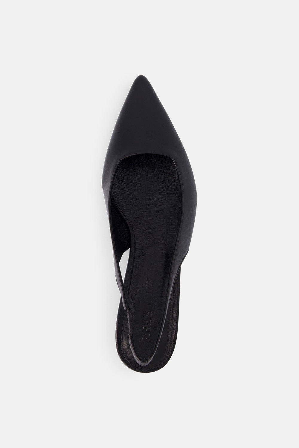 REBE | Pointed Slingback - Black