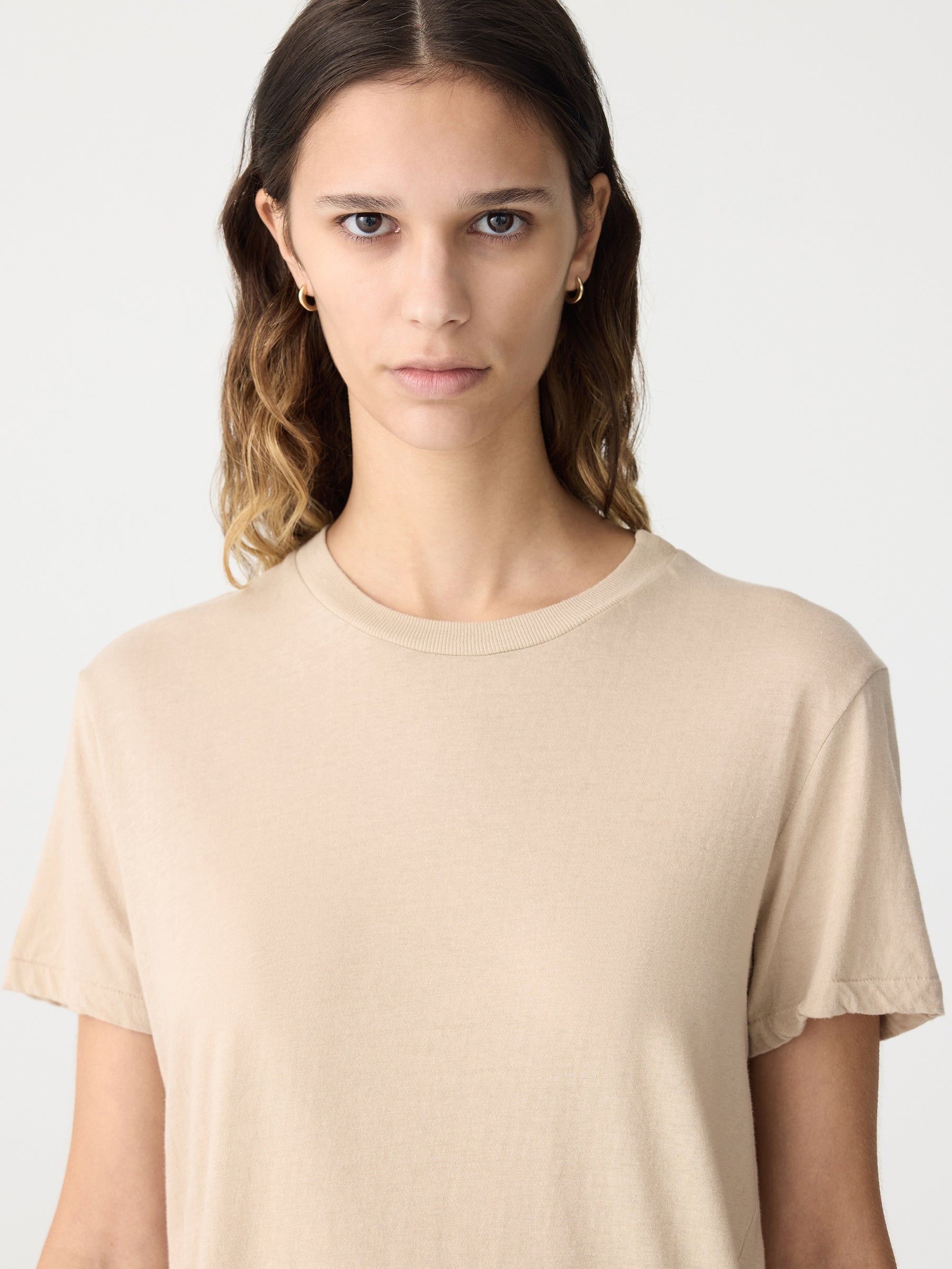 Bassike | Regular Classic Short Sleeve T.Shirt - Dune