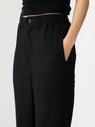 Bassike | Viscose Twill Straight Pant - Black