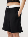 Bassike | Twill Board Short - Black