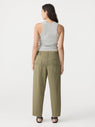 Bassike | Stretch Cotton Relaxed Pant - Military