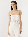 Bassike | Cotton Lace Cami - White