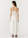 Bassike | Cotton Lace Cami - White