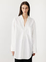 Bassike | Oversized Traditional Shirt - White