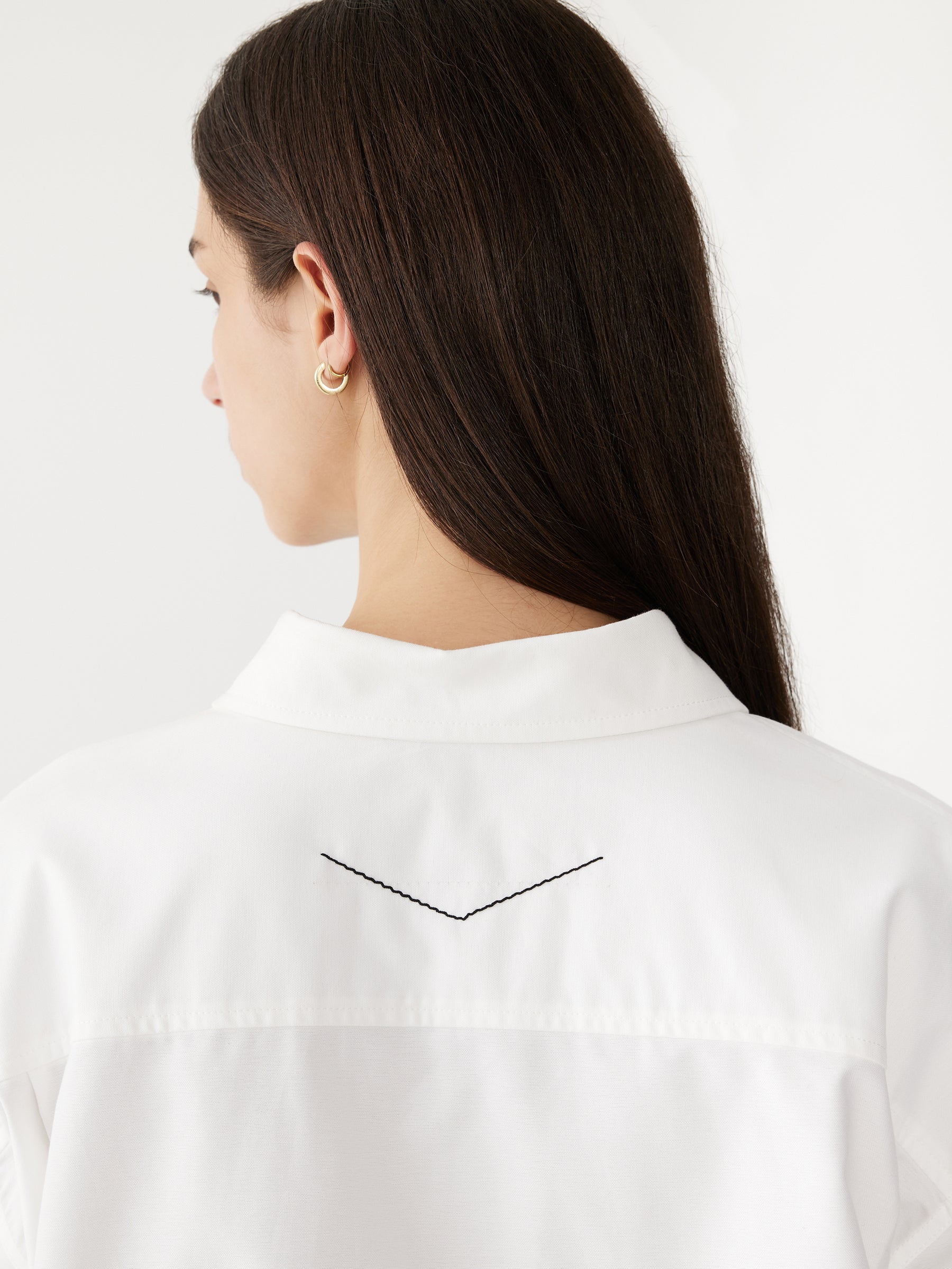 Bassike | Oversized Traditional Shirt - White