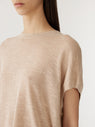 Bassike | Cotton Linen Slouch Tank Knit - Oatmeal