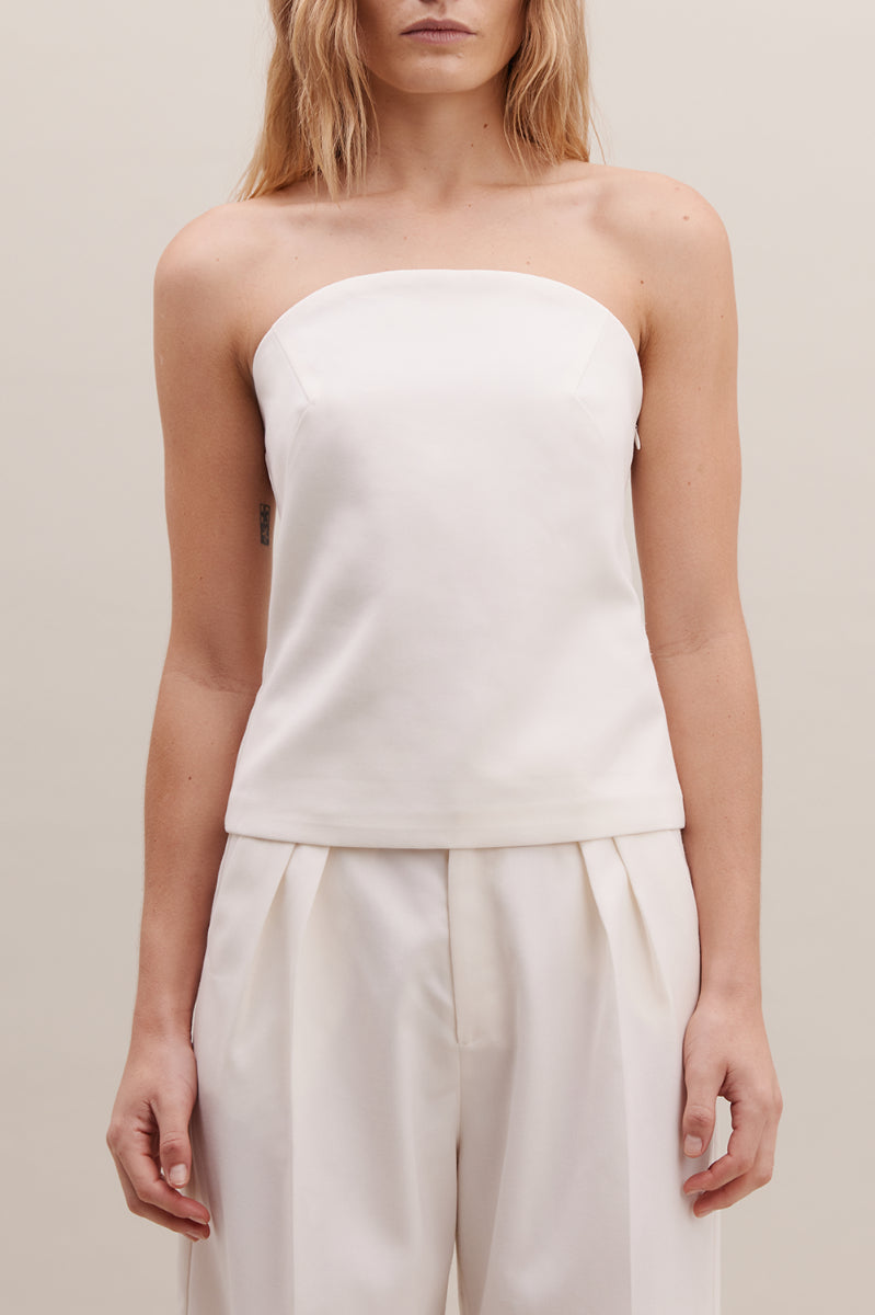 Rebe | Strapless Top - Ivory