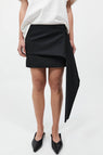 St Agni | Scarf Mini Skirt - Black