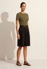 Matteau | Long Chino Short - Black