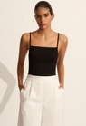 Matteau | Square Knit Top - Black