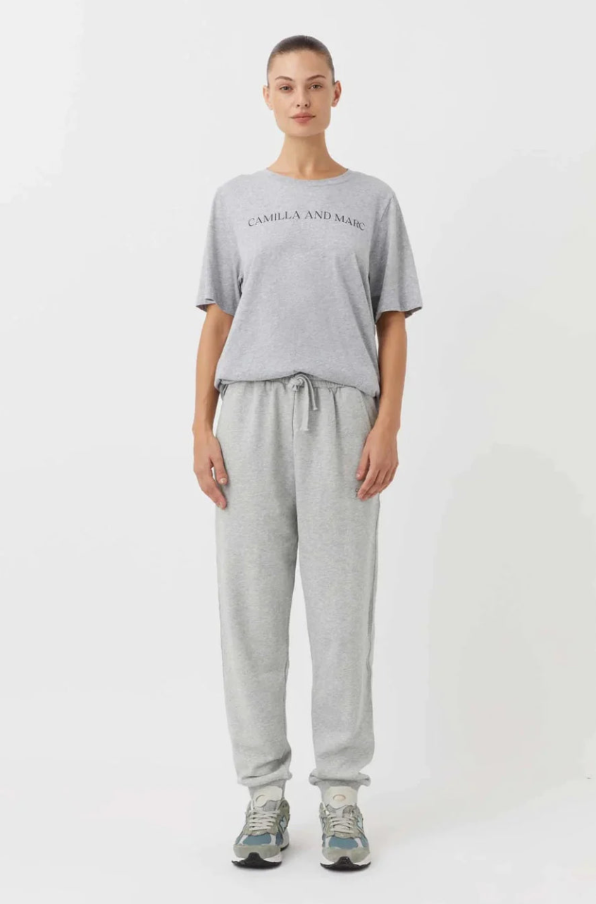 Camilla and Marc | Asher Tee - Grey Marle / Black