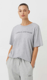 Camilla and Marc | Asher Tee - Grey Marle / Black