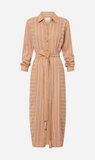 Ilio Nema | Ajax Dress - Camel Stripe