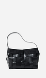 St Agni | Woven Mini Tote - Black