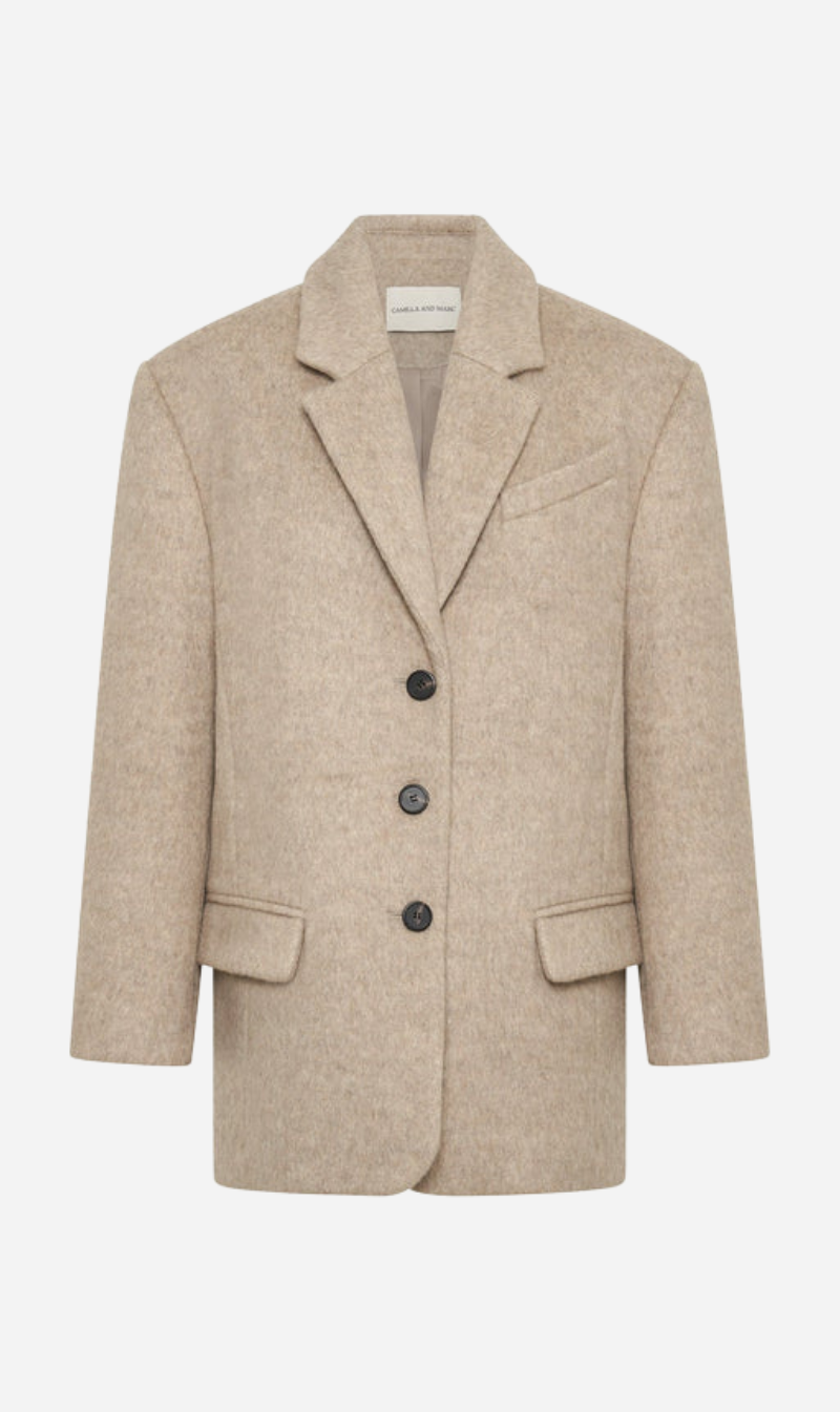 Camilla And Marc | Azia Coat - Oatmeal Beige