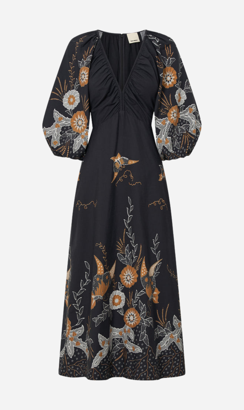 Ilio Nema | Semele Dress - Navy Batik