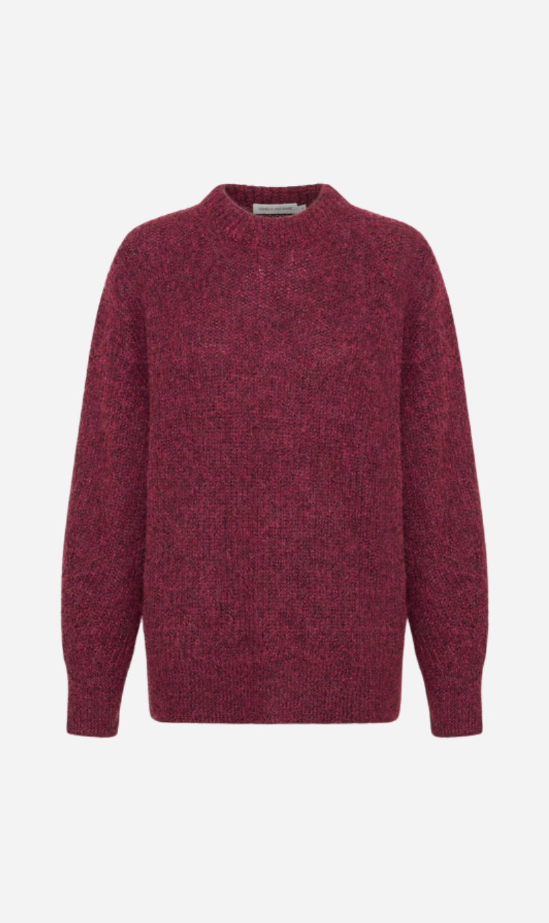 Camilla And Marc | Tasmin Boyfriend Jumper - Magenta