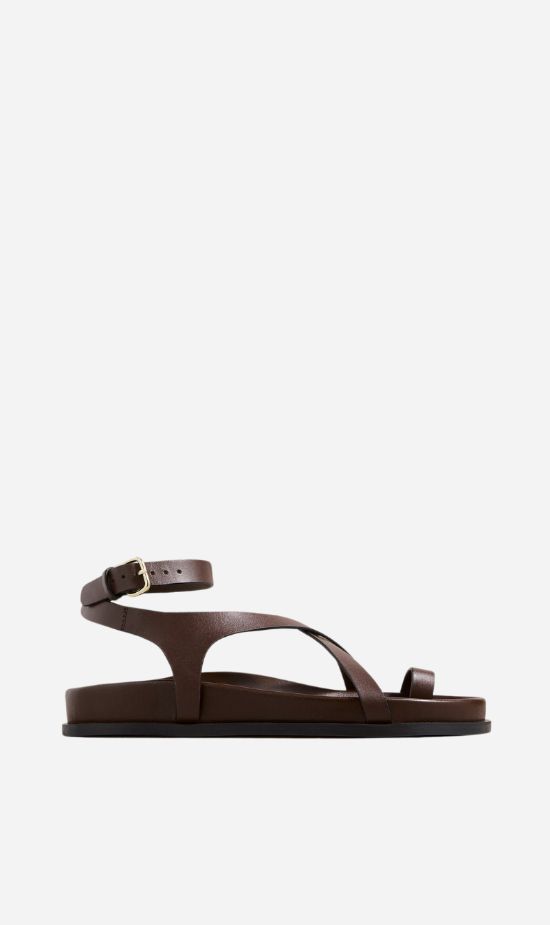 A.Emery | The Jalen Slim Sandal - Walnut